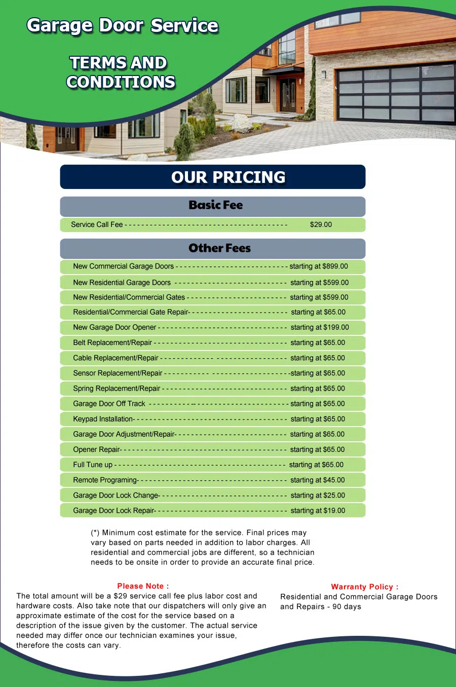 Neighborhood Garage Door Cockeysville, MD 410-846-2713